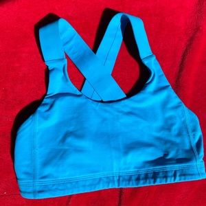 Blue Lululemon bra